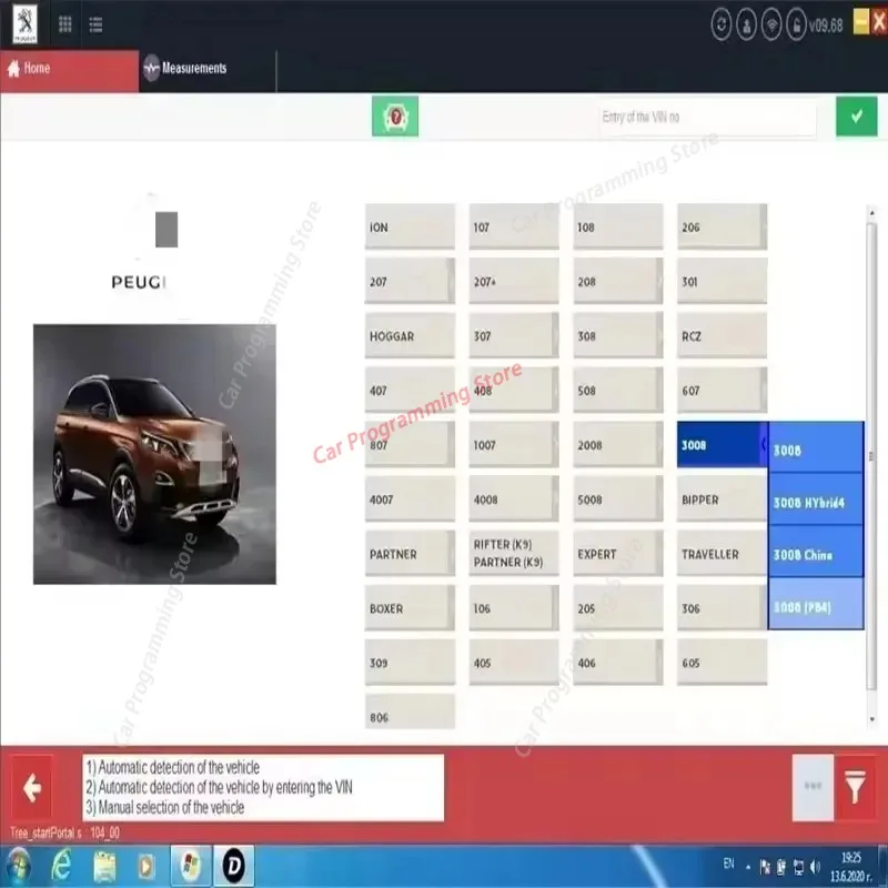 2026 hot selling newest  V9.96 9.91 8.55 9.68 Diagbox Car Diagnosis Software Multi-Language Fully Working for Peugeot Citroen
