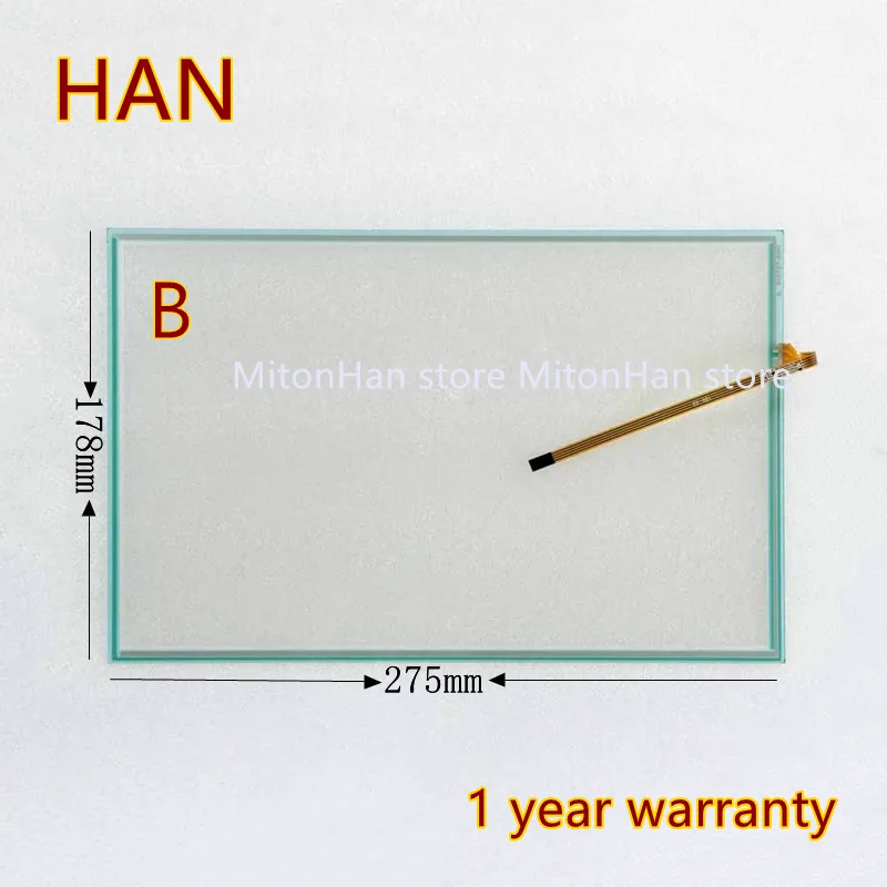 T010-1201-X131/01 1201-X131/02-NA 12.1 Cal ekran dotykowy szklany Digitizer