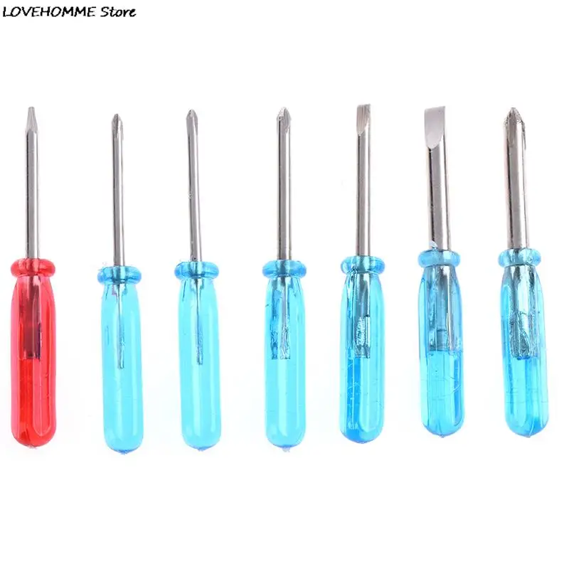 7Pcs 2.0mm Mini Screwdriver Phillips Slotted Cross Word Head Five-pointed Star For IPhone Samsung Phone Laptop Repair Open Tool