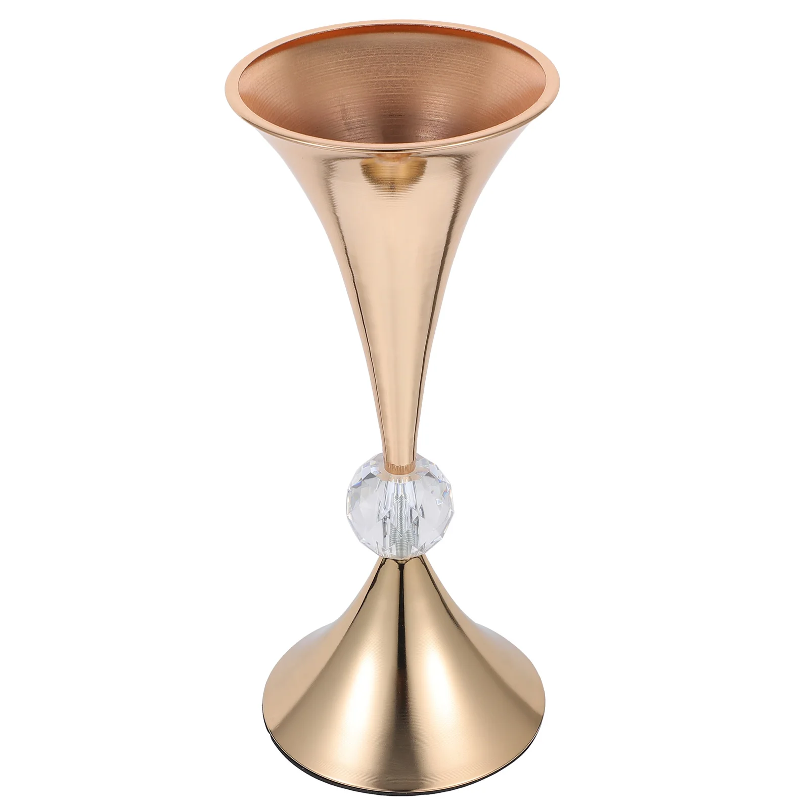 

Iron Vase Decor Office Wedding Golden Props Retro Style Delicate Design Warm Romantic Atmosphere Fine Workmanship