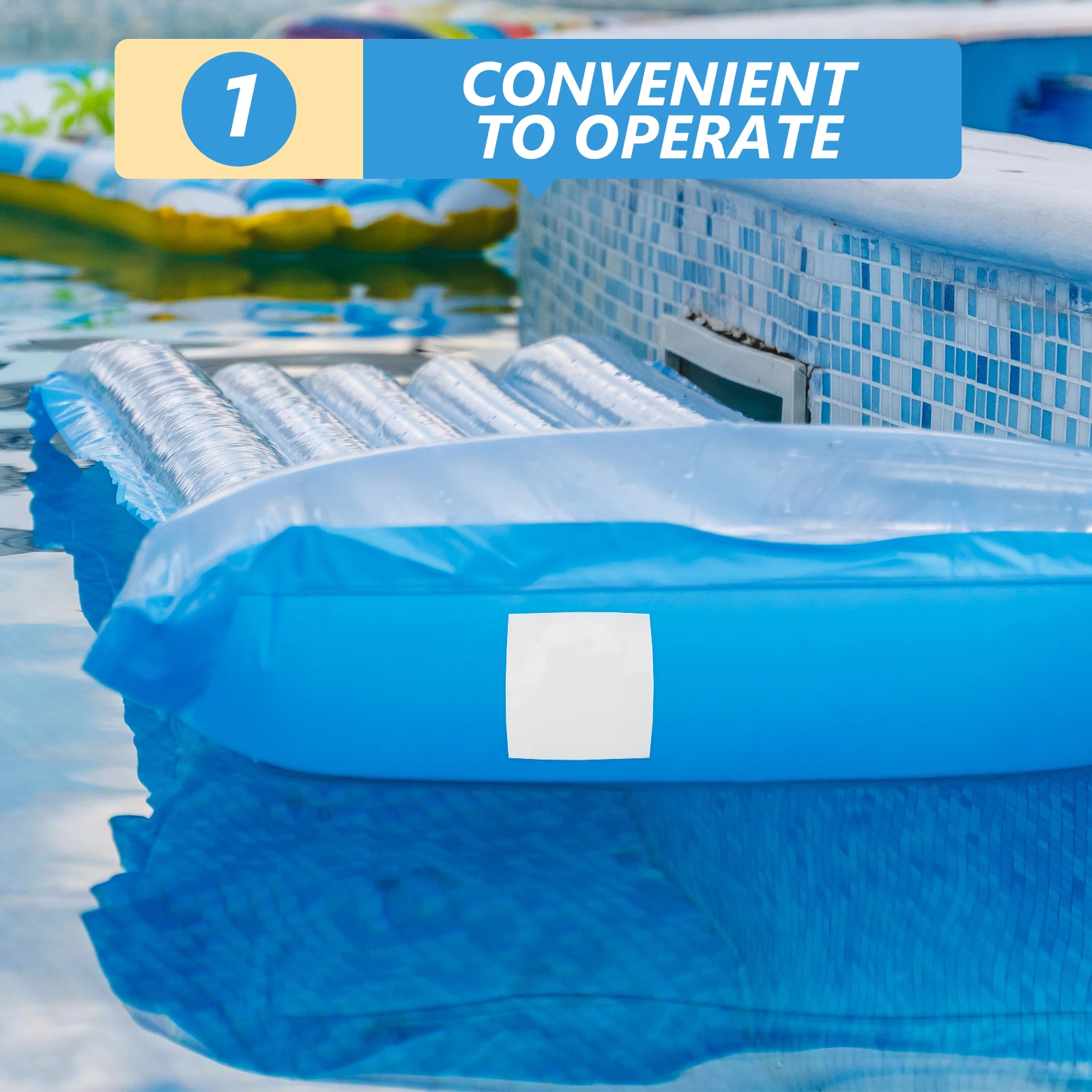 

10 Pcs Repair Subsidy Inflatable Patch Swimming Pool Products Sticker Kit for Ring Holes Patches Tpu