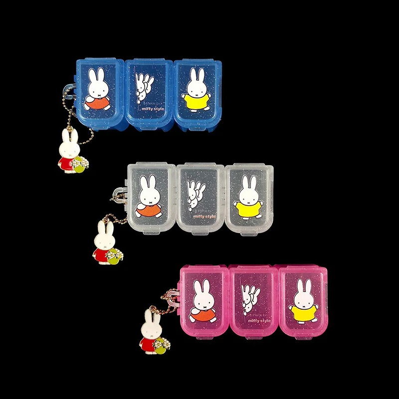 

Cute Miffy Storage Box Cartoon Portable Detachable Combination High-grade Mini Medicine Jewelry Storage Box Dopamine Accessories