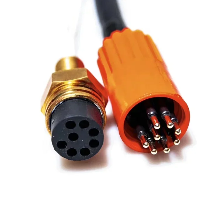 Custom SubConn Pluggable Screw Ip69k Watertight Robot Cable Underwater ROV Subsea Bulkhead Marine Waterproof Connector