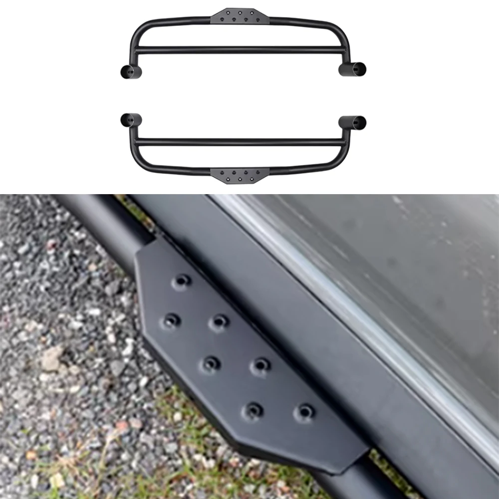 Side Steps with Rock Slider for Suzuki Jimny JB74 2019+ 3-Door, Steel Powder Coated Side Bar Offroad Entry & Protection,JMN150