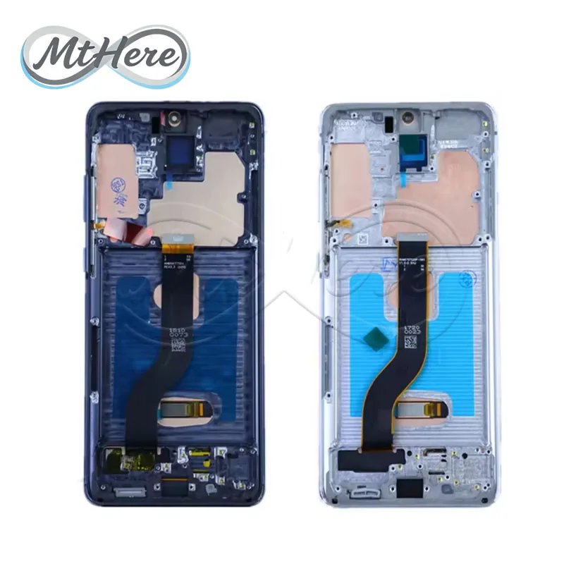 Original Fix LCD For Samsung Galaxy S20 Plus LCD Display Touch Screen S20+ G985 G986 with Frame Replacement S20PLUS