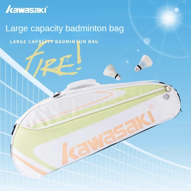 Kawasaki Badminton Racket Bag Shoulder Bag Men's And Women's Tenis Padel Rackets Backpack Badminton Equipment Trend Sports Bags