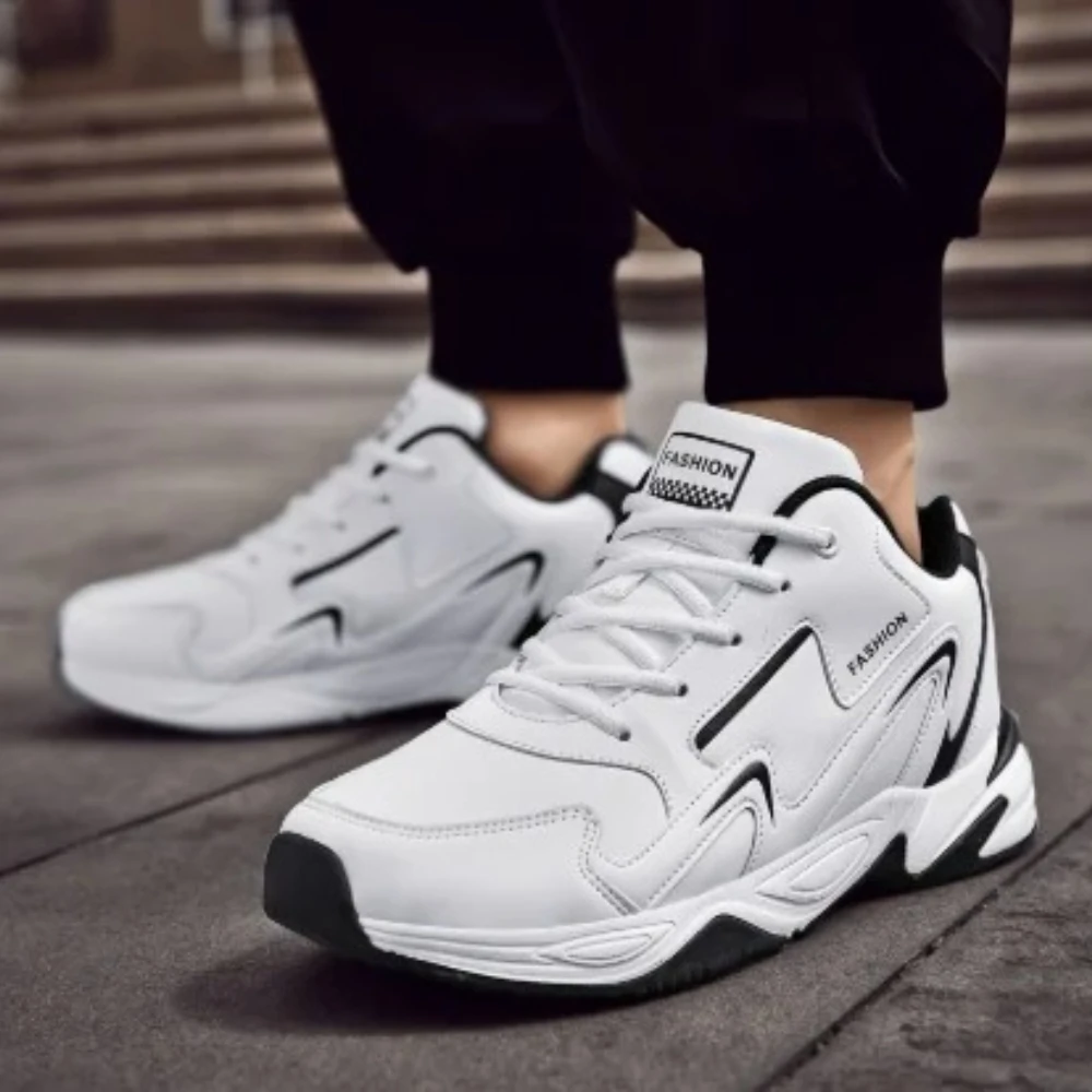 

Мужские кроссовки, размеры 40-48, с технологией Patent Balance, повседневные, черные, с массажной подошвой, дышащие, комфортные, с защитой от запаха