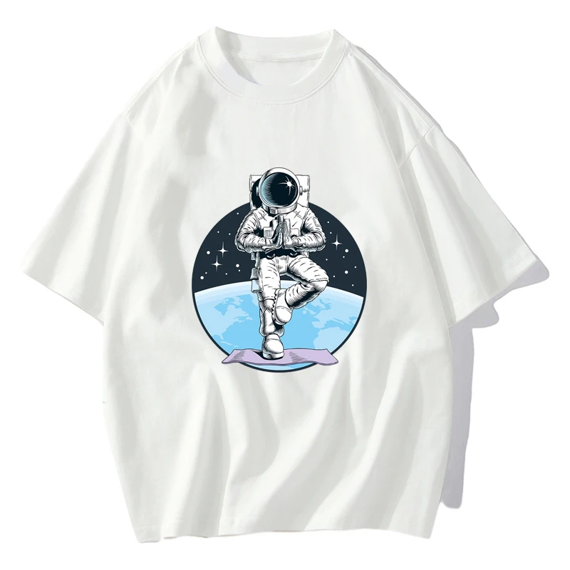 7 types Astronaut Sports Yoga Print DTF Thermo Sticker Decals Heat Transfer Clothes Clothing Crafts Ironing Diy Accessory