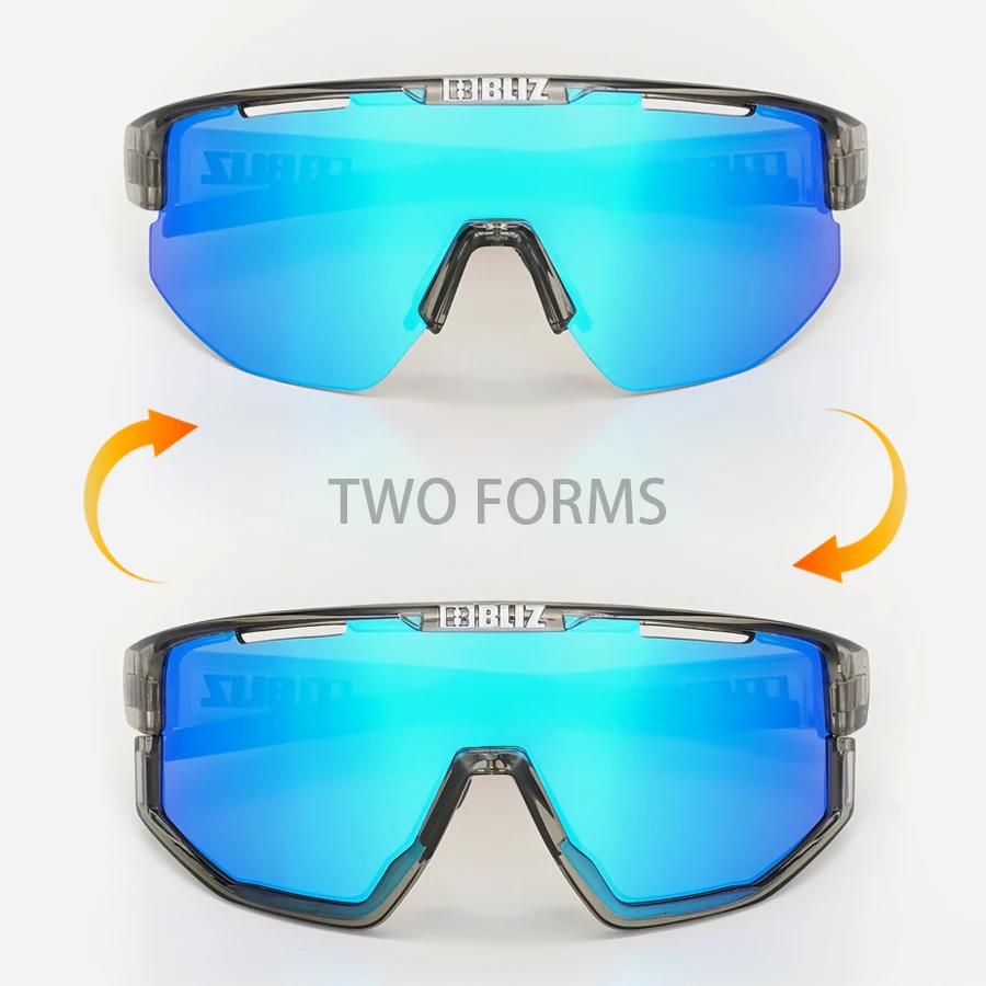 B Bliz Polarisierte MTB-Fahrrad-Sonnenbrille für Herren und Damen, Sport, modisch, UV400-Brille, Mountainbike, Rennrad, Reiten, Sonnenbrille, 3-Gläser – Detail 6