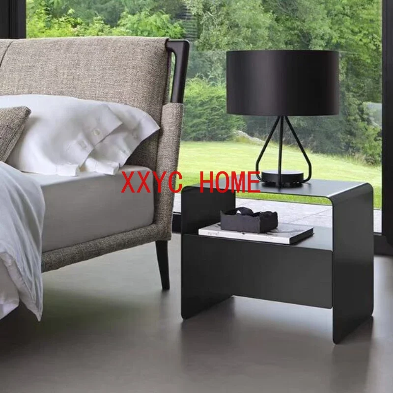 Tisch Simple Schwarz Nachttisch Style Extreme Poverty Modern Advanced Simple