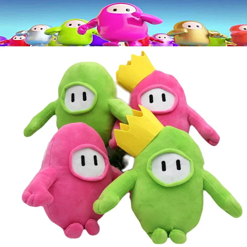 25cm Hot Game Sugar Beans Peripheral Large Dinosaur Penguin Doll Fantasy Figurines Plush Toys Dolls Children's Birthday Presents