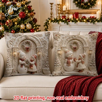 Vintage Snowman Christmas Covers 1