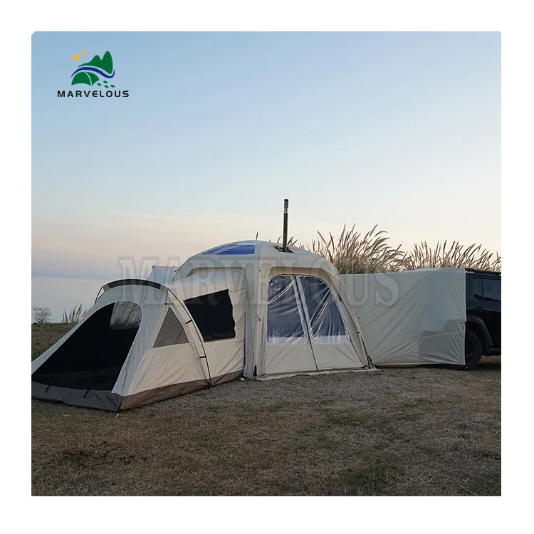 

Professional Outdoor Bell Tents Waterproof 4 Season Luxury Camping Glamping Tent