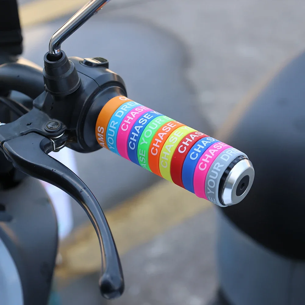 Motorcycles Handlebar Anti Slip O-Rings DIY Colorful Silicone Handle Grip Cover Fishing Rod Handle Anti-skid Decor Band 30mm - view 3