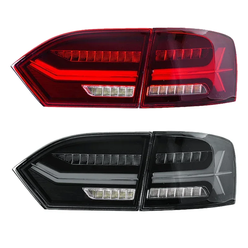 LED Tail Lights With Sequential Turn Signal Tail Lamp 2011-2014 Vento Atlantic SAGITAR Taillights For VW Jetta mk6