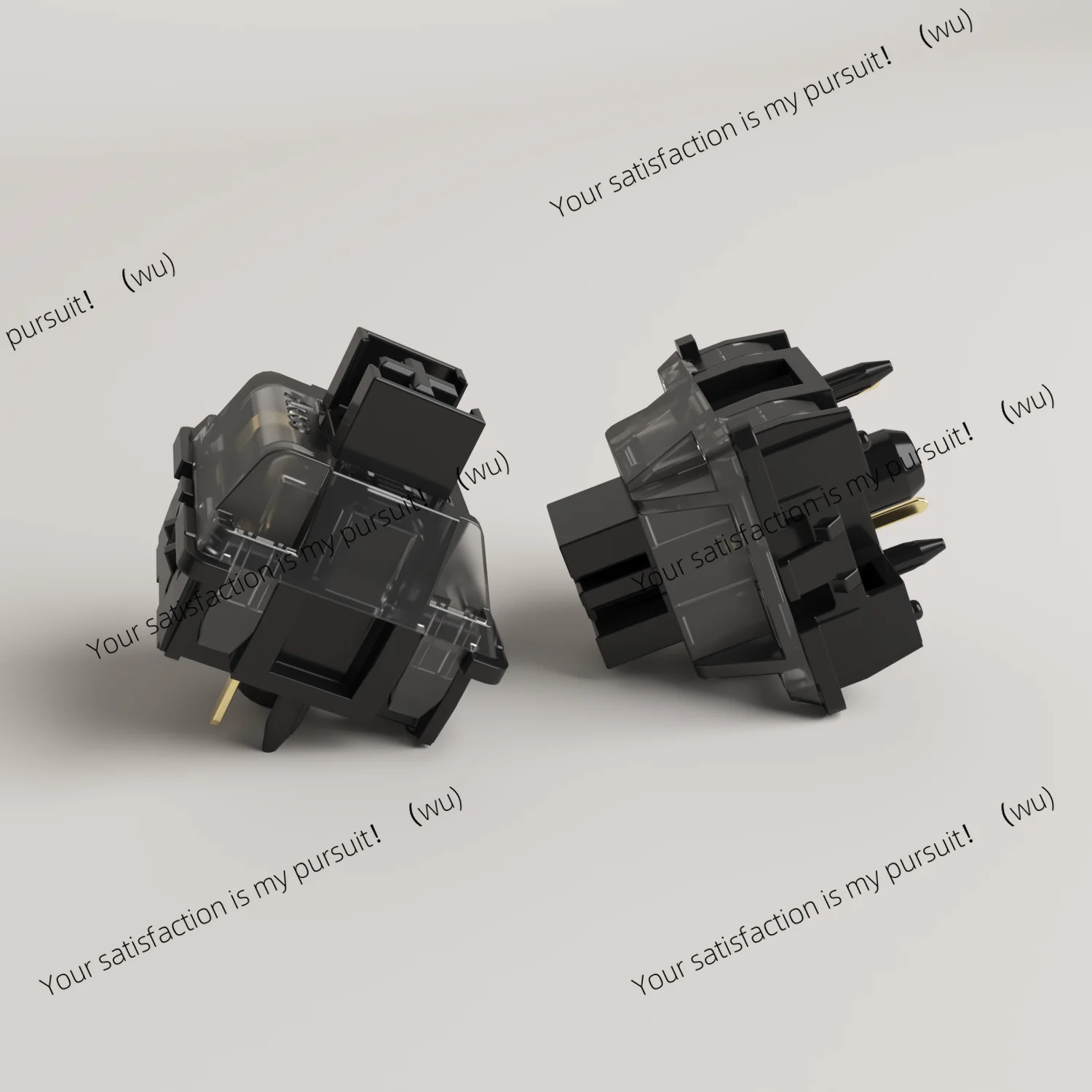 FOR  V3 Pro Cream Black Switches 5 Pins 55gf Linear Switch with Dustproof Stem Compatible with MX Mechanical Keyboard (45 pcs)