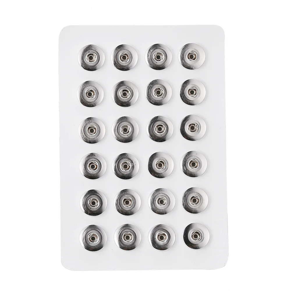 Pu Leather Display Doard Component Fit 12mm 18mm Snap Button For Bracelet Interchangeable Jewelry Women Accessorie Findings