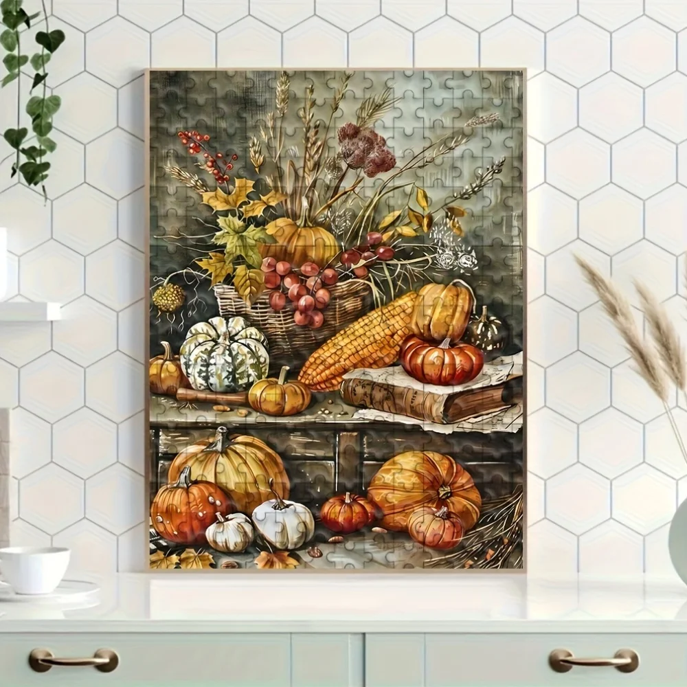 500/1000pcs Adult Puzzle | High-Quality, Stress-Relieving Fun Family Game, Ideal for Birthdays, Christmas, Halloween, and Gift