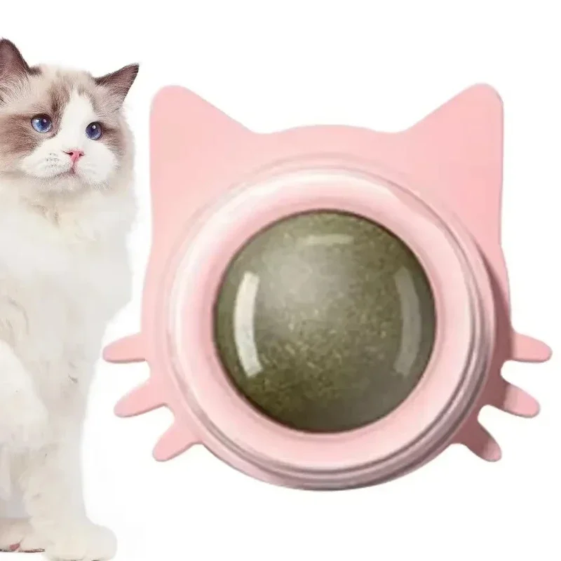 Spielzeug für kleine und mittelgroße Katzen, Heimtierbedarf, lustige, leckbare Katzenminzbälle, Katzenminzbälle zum Kauen, Zahnreinigung