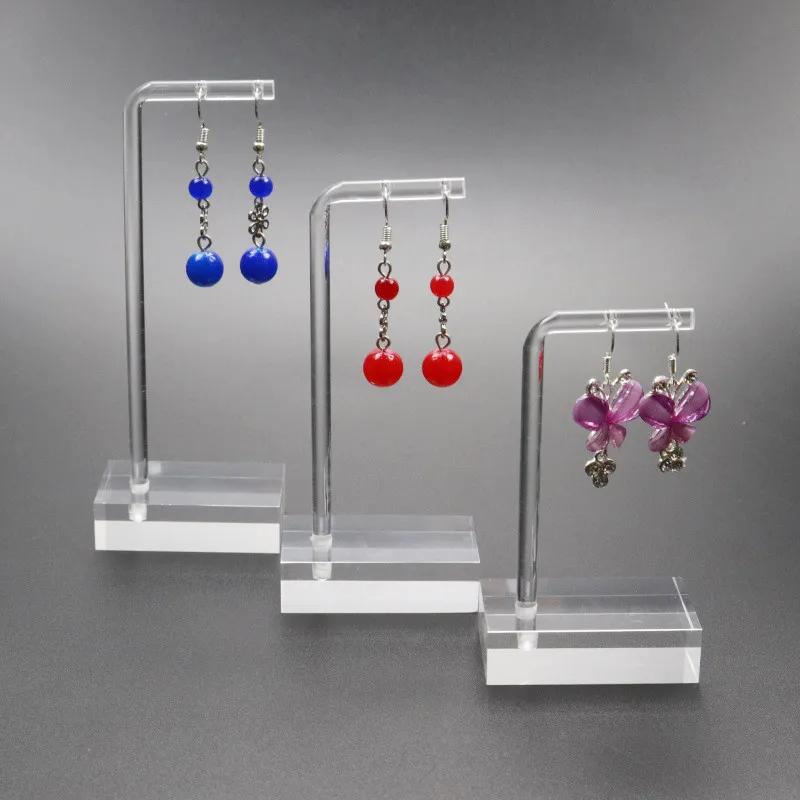 Clear Acrylic Hanging Earring Display Stand Jewelry Showing Case Earring Organizer Earring Holder Jewellery Stands