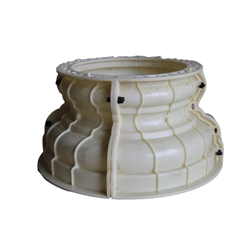 Roman Column Foot Mold Round Cement Column Formwork Villa Decoration Cylinder Square Column Base Modeling Abrasives Factory