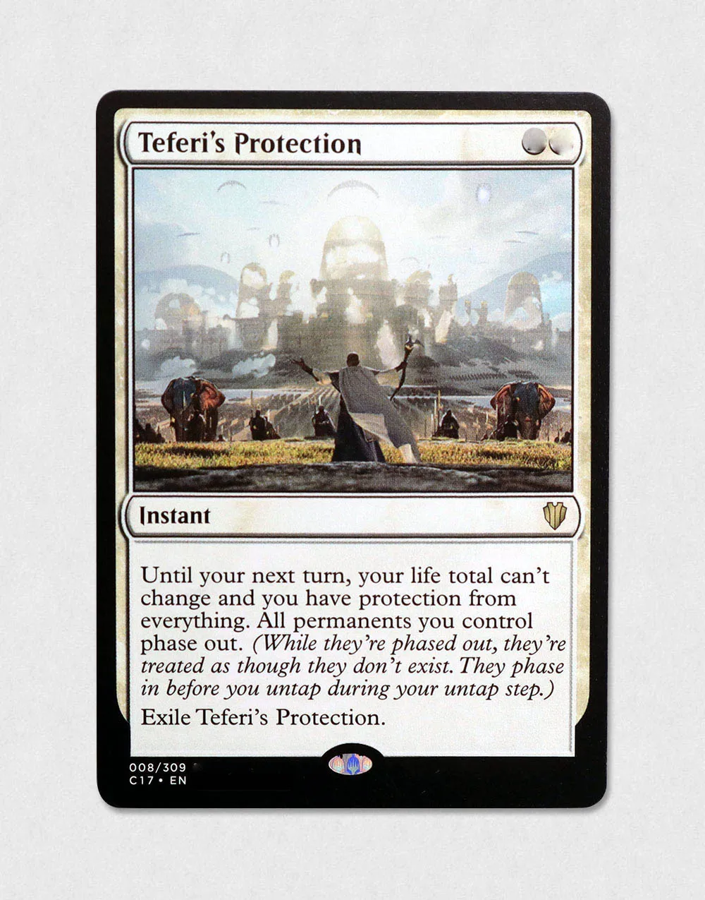 Teferi Protection TCG Magical proxy Cards Game Black Top Quality Proxy Playing Cards Gathering Board Game Trading Cards Proxy