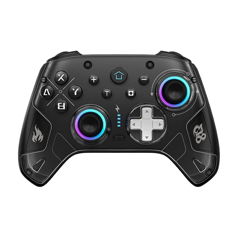 Leading-Programmable Dual Motor 9-Axis Gyroscope Wireless For Switch2 Game Controller With RGB Light Gamepad B