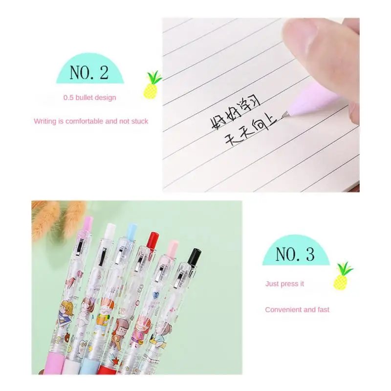 Black Ink Pen Durable Writing Is Comfortable Safe To Use Convenient And Fast Anti-slip And Not Easy To Fall Off Student Supplies