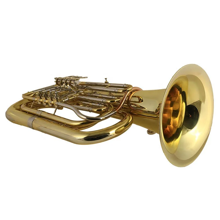 

Hooqu Junior Tuba Yellow Brass Lacquer Finish with 4 Rotary Valves