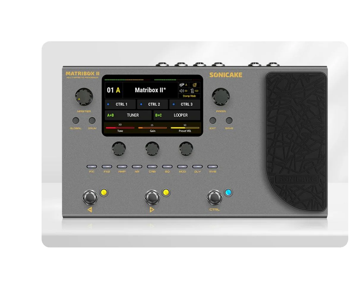 

Sonicake QME100 MatriboxII Multi-Effects Guitar Effects