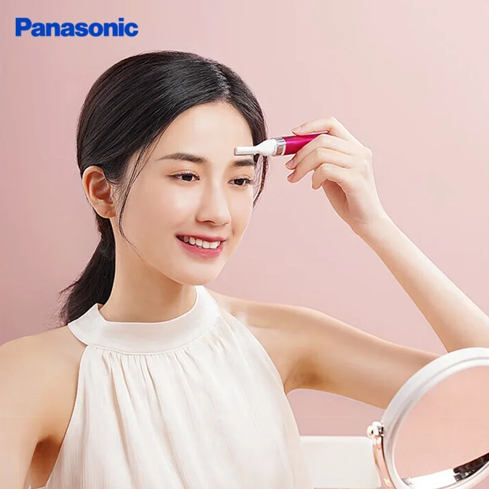

Panasonic Electric Eyebrow Trimmer Razor Multi-functional Hair Removal Device Gift for Girls Birthday Grooming Essential