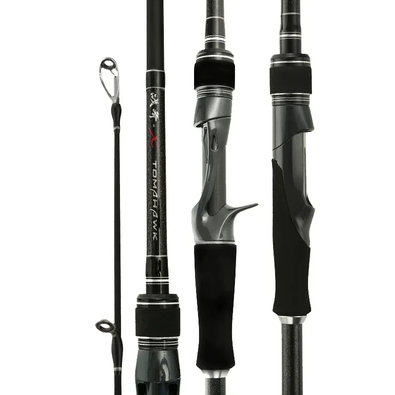 Spinning Casting Strong Fishing Rod Double Tip and 2 Section 1.8m-2.1m Fishing Rod Casting Rod H+MH