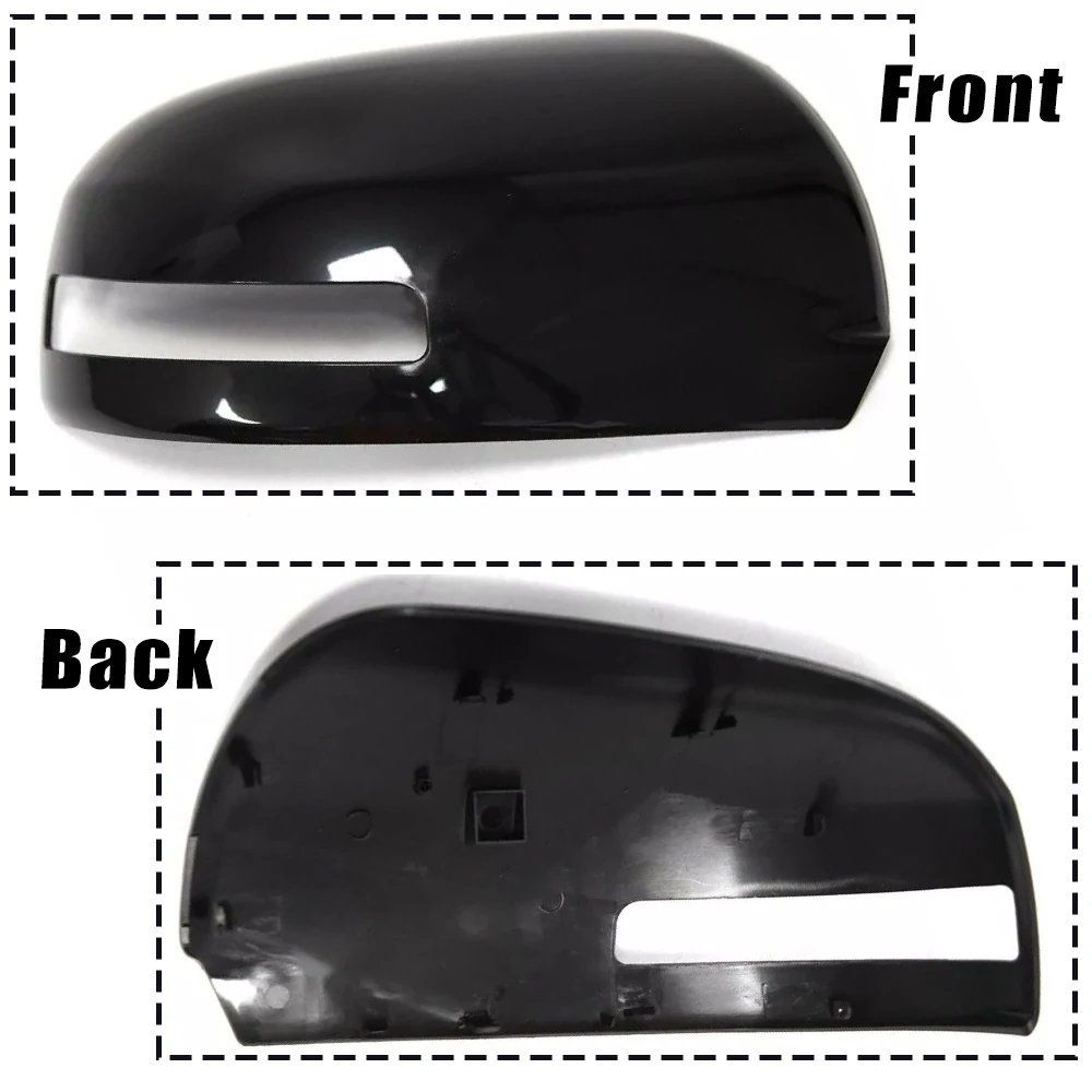 Glossy Black Rear View Mirror Cap Side Mirror Cover for Mitsubishi Outlander 2013 2014 2015 2016 2017 2018 2019 2020