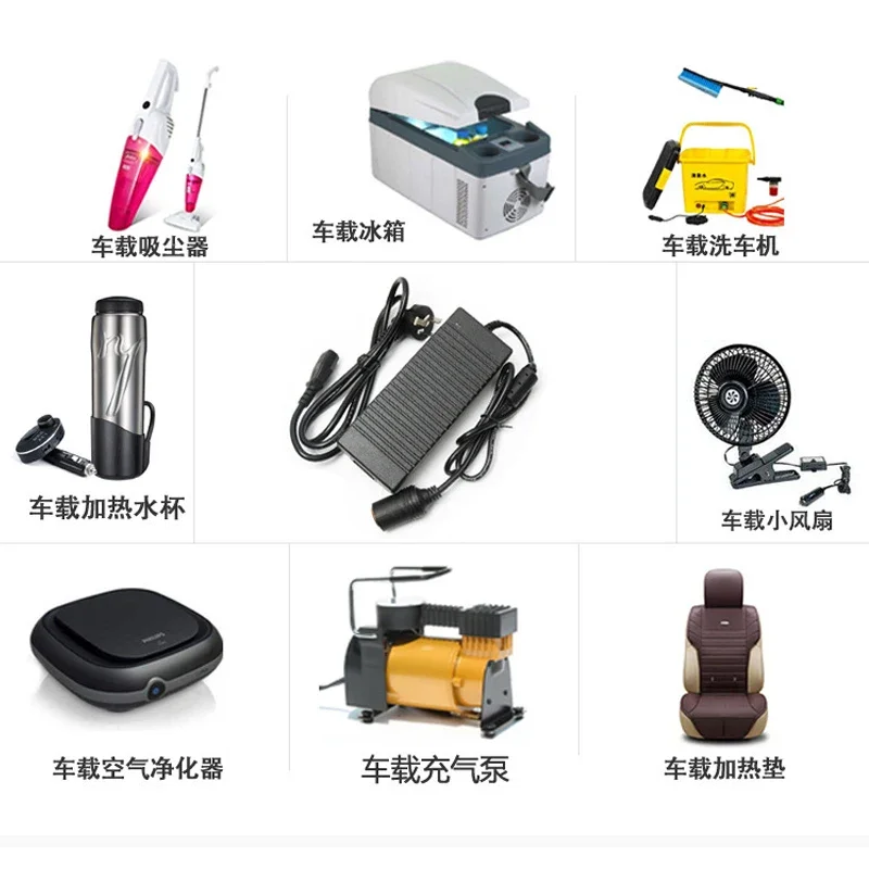 Car Power Adapter Converter Power Convert AC Adapter DC 110V/ 220V to 12V 10A Power Adapter Supply Lighter Car Accessories image 5