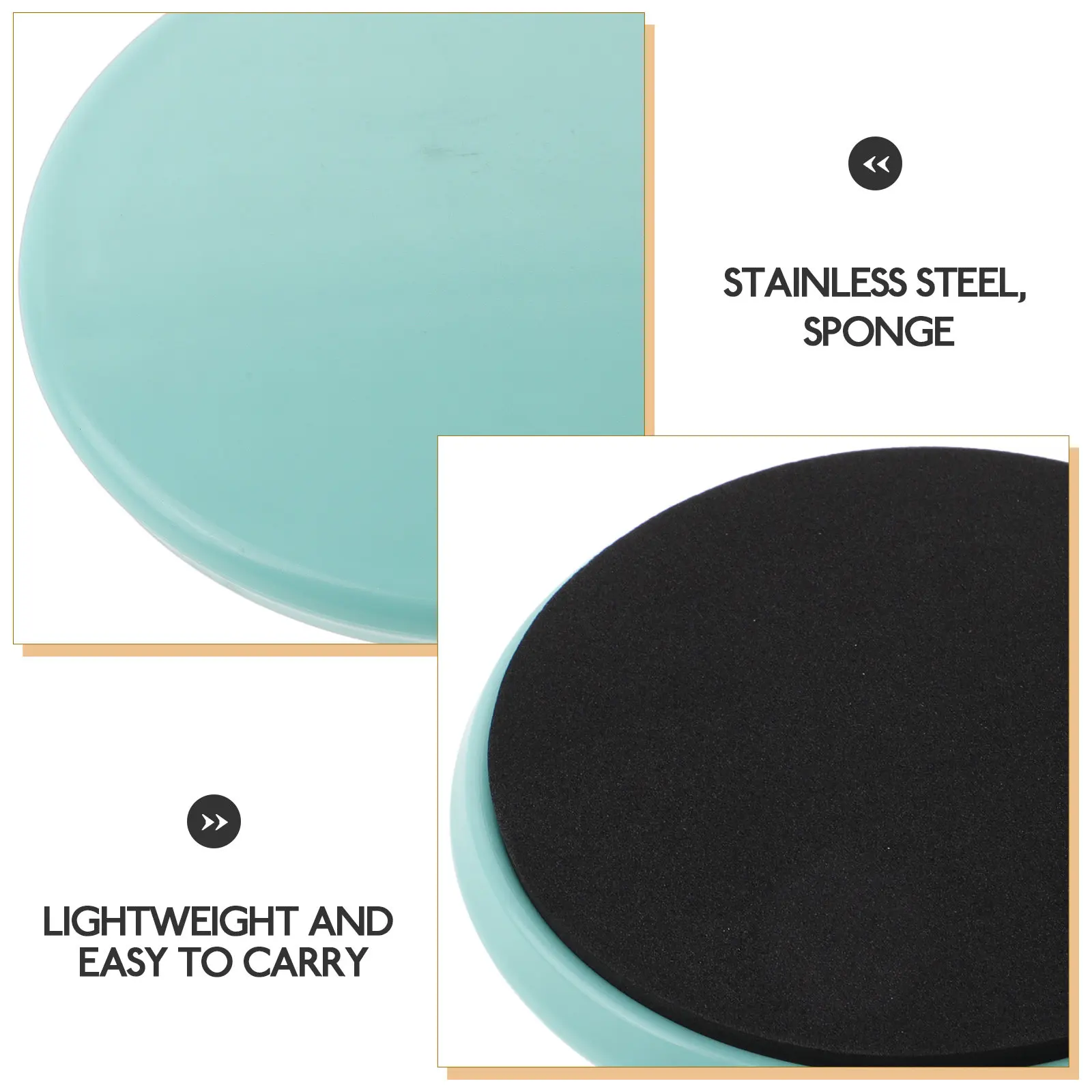 Stainless Steel Ballet Turning Board with Thick Sponge for Balance Training, Dance & Skating Practice