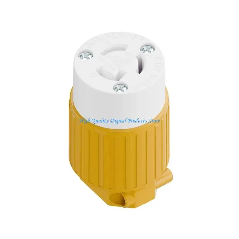 U2JE NEMA L5 15R Plug 15A 125V Power Plug Electrical Connector For Generator Industrial Equipment Outdoor Accessories