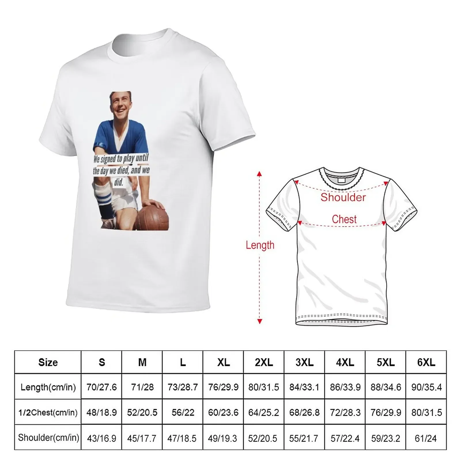 Jimmy Greaves (V3) T-Shirt summer tops plus size tops fitted t shirts for men