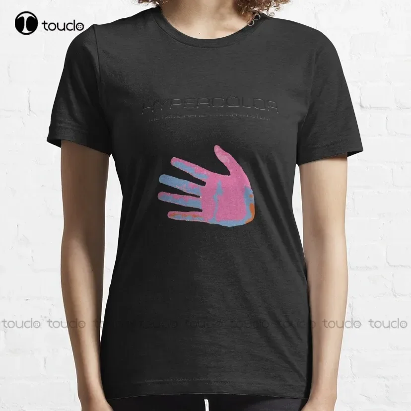 Hypercolor Metamorphic Color System Classic T-Shirt Black Shirt Custom Aldult Teen Unisex Digital Printing Tee Shirt Xs-5Xl