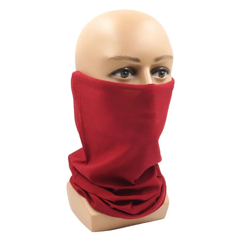 Breathable Breathabale Neck Gaiter Men Women Quick Dry Headscarf for Hiking Sun Protective Solid Color Fishing Face Shield