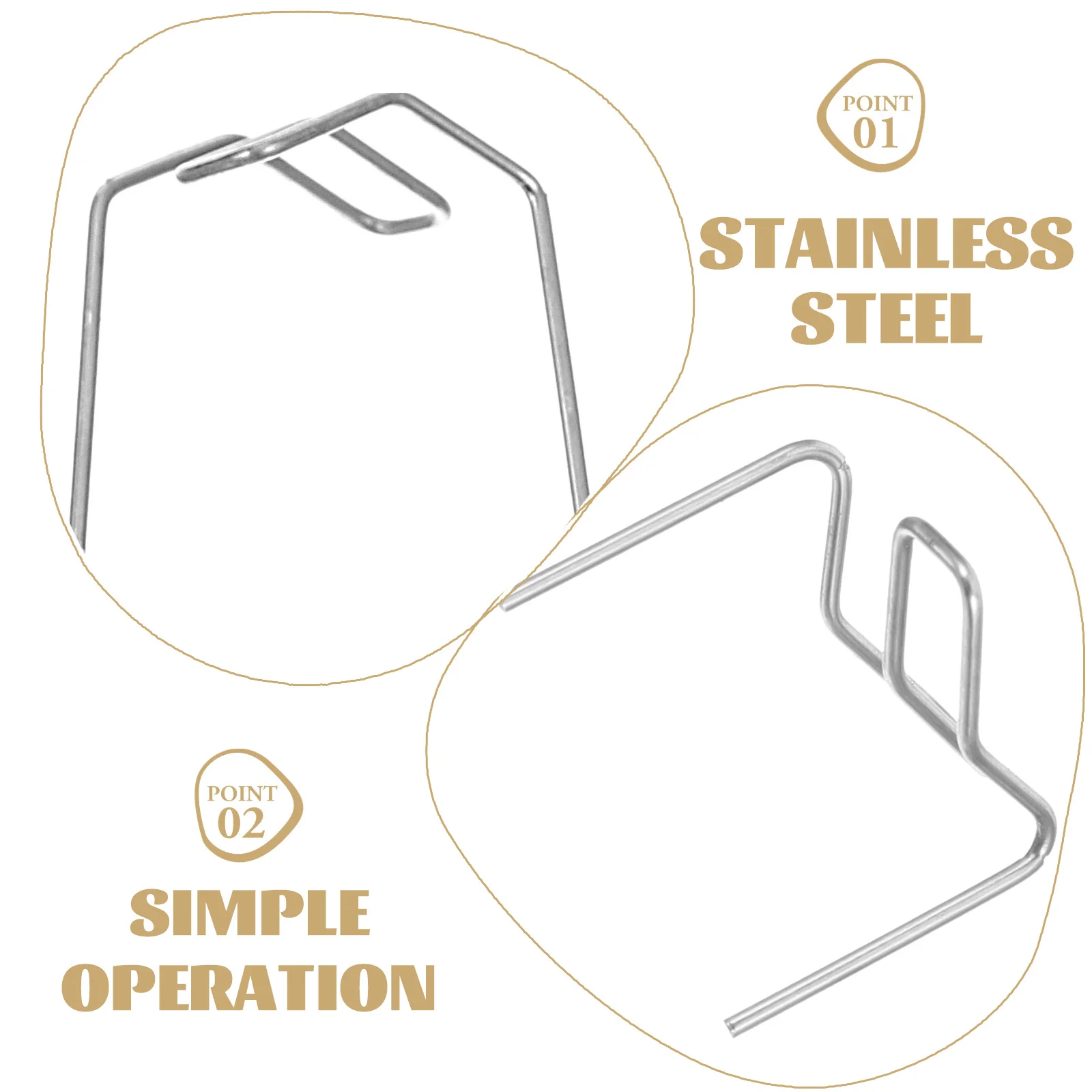 

800Pcs Staples Hot Staples for Car Bumper Repair Welding Wires DIY Auto Repair Tool Kit for Mechanics