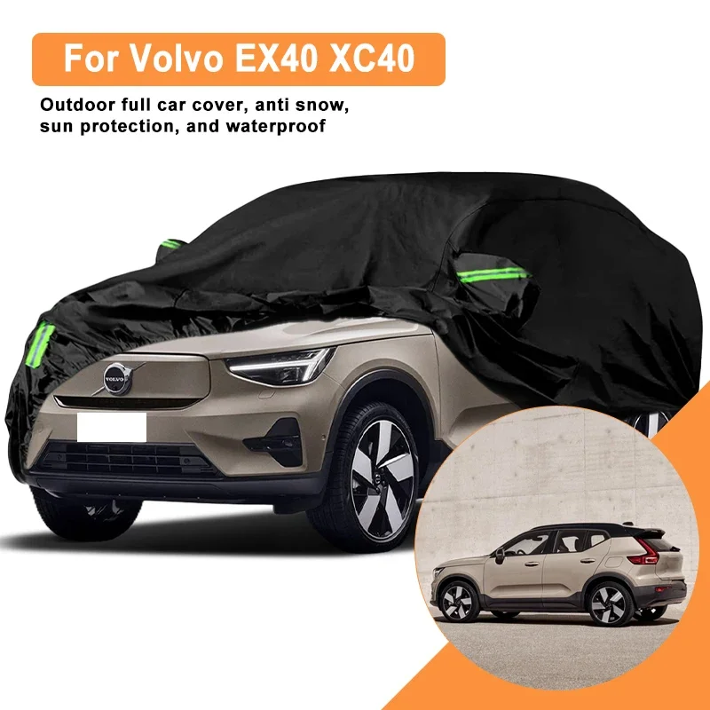 

Full Car Cover for Volvo EX40 XC40 Outdoor Use - Waterproof Snowproof Sunshade, Winter & Summer Auto Protection Accessories