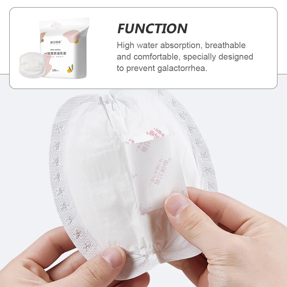 100 Pcs Breast Pads Leak-proof Mat Breastfeeding Leakproof Nursing Anti-galactorrhea Anti-spill