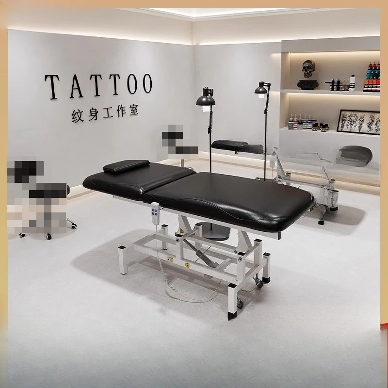 

Face Lash Massage Tables Therapy Adjust Physiotherapy Iron Massage Tables Comfort PU Leather Furniture Einen Massagewagen MHAMC