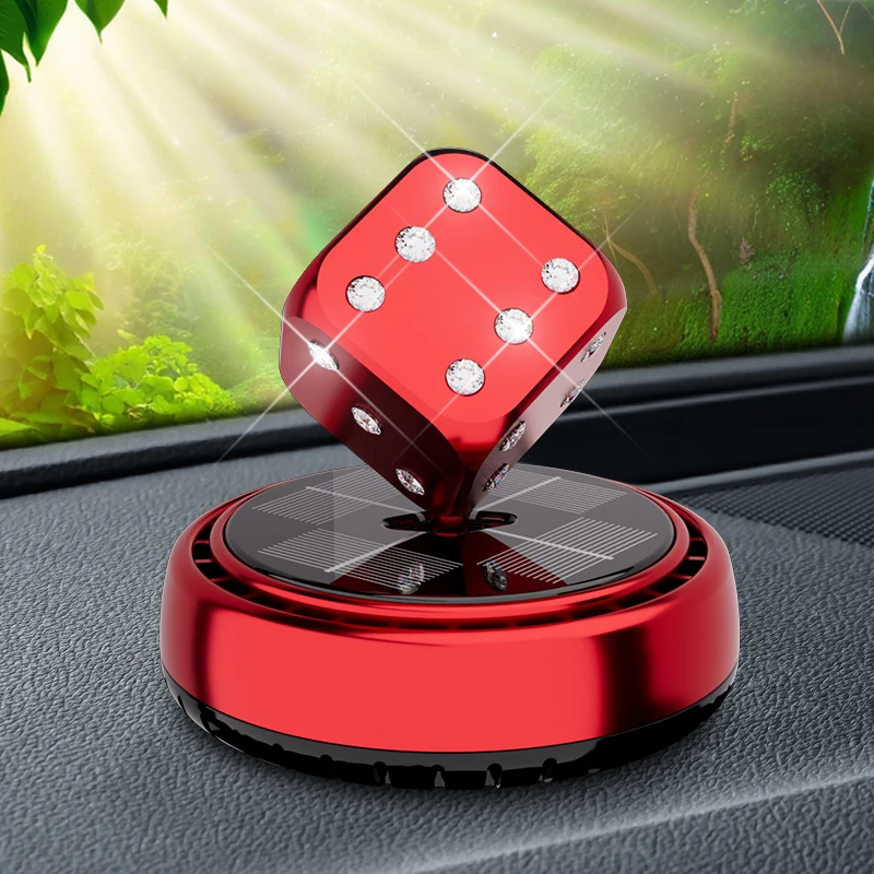 

Tom AutoSenior Luxury Diamond Dice Aromatherapy Car Ornament Creative Interior Accessory with Lasting Fragrance for Odor Removal
