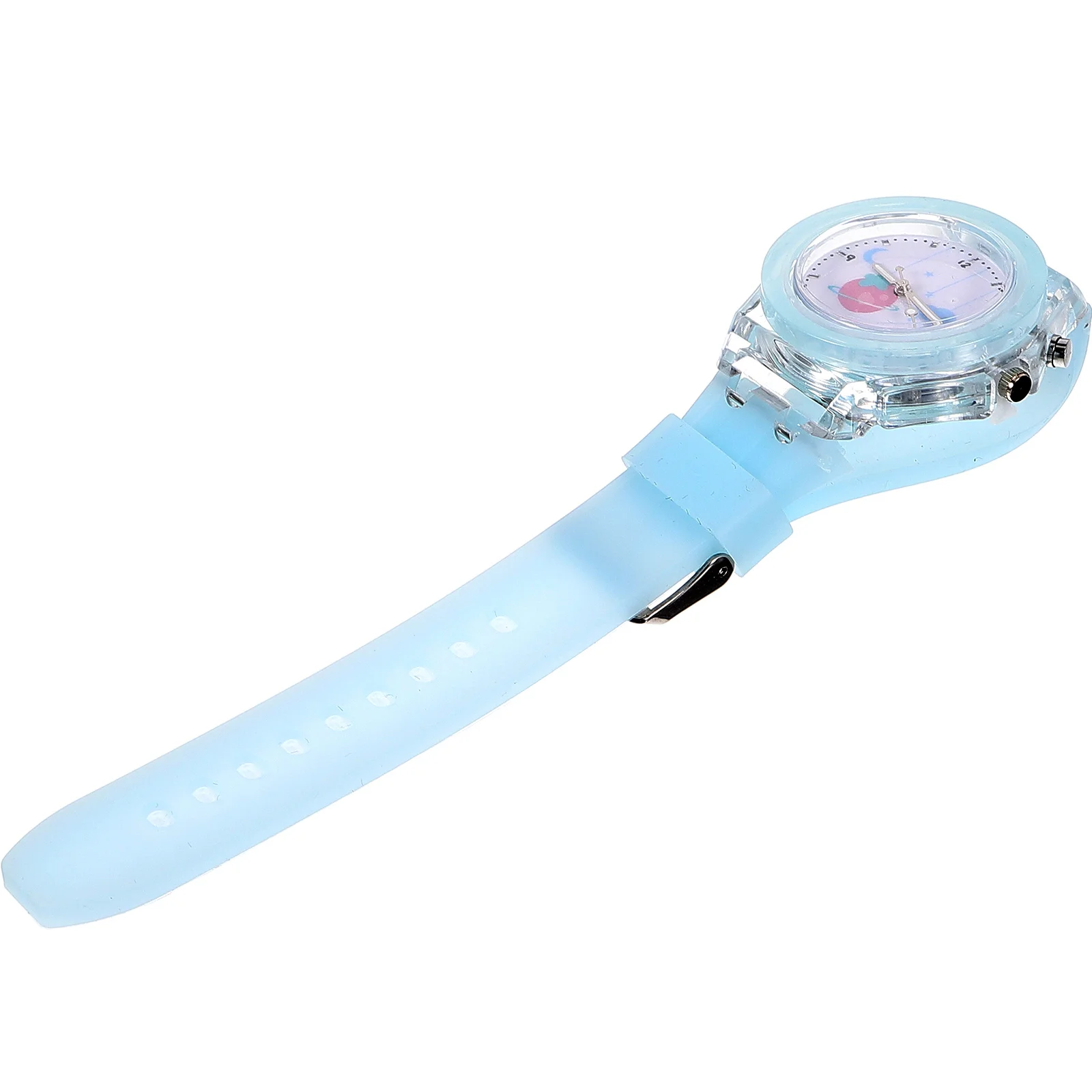 ساعة يد كرتونية من السيليكون للطلاب، ساعة يد مضيئة بحزام قابل للتعديل لساعة اليد للطلاب