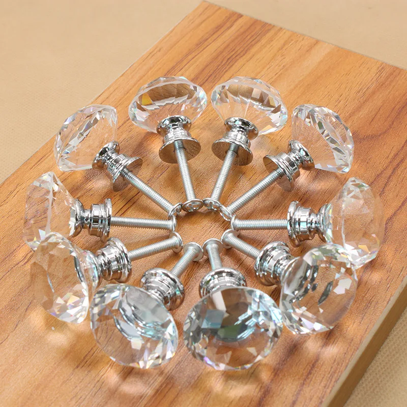 Transparent Drawer Pull Decorative Elegant Design Durable Material Easy Installation Unique Drawer Handle For Dresser