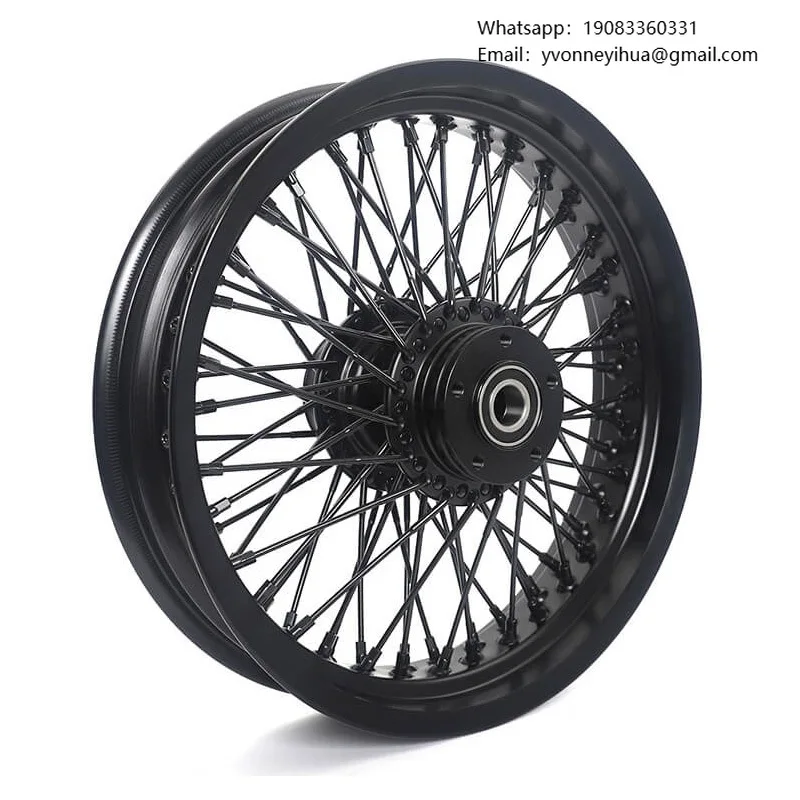 

Motorcycle Rims 16 18 19 20 21 Inch 2.15 3 3.5 5.5 Single/Double Disc 40 48 60 80 Spokes Chrome Motorcycle Wheels For Harley