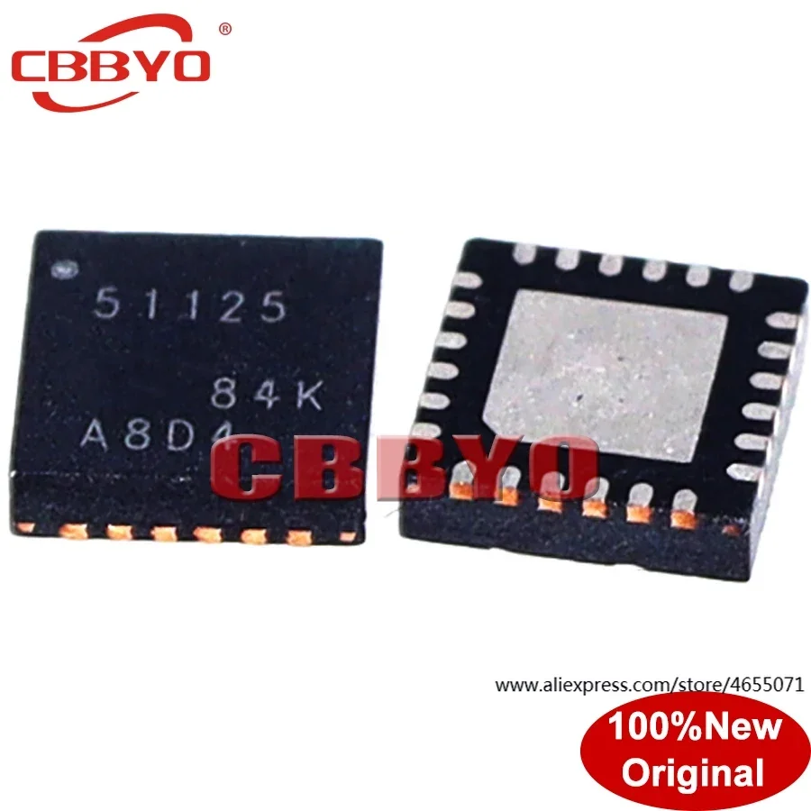 (5-10piece)100% New 51125 51125A TPS51125 TPS51125A TPS51125RGER TPS51125ARGER QFN-24