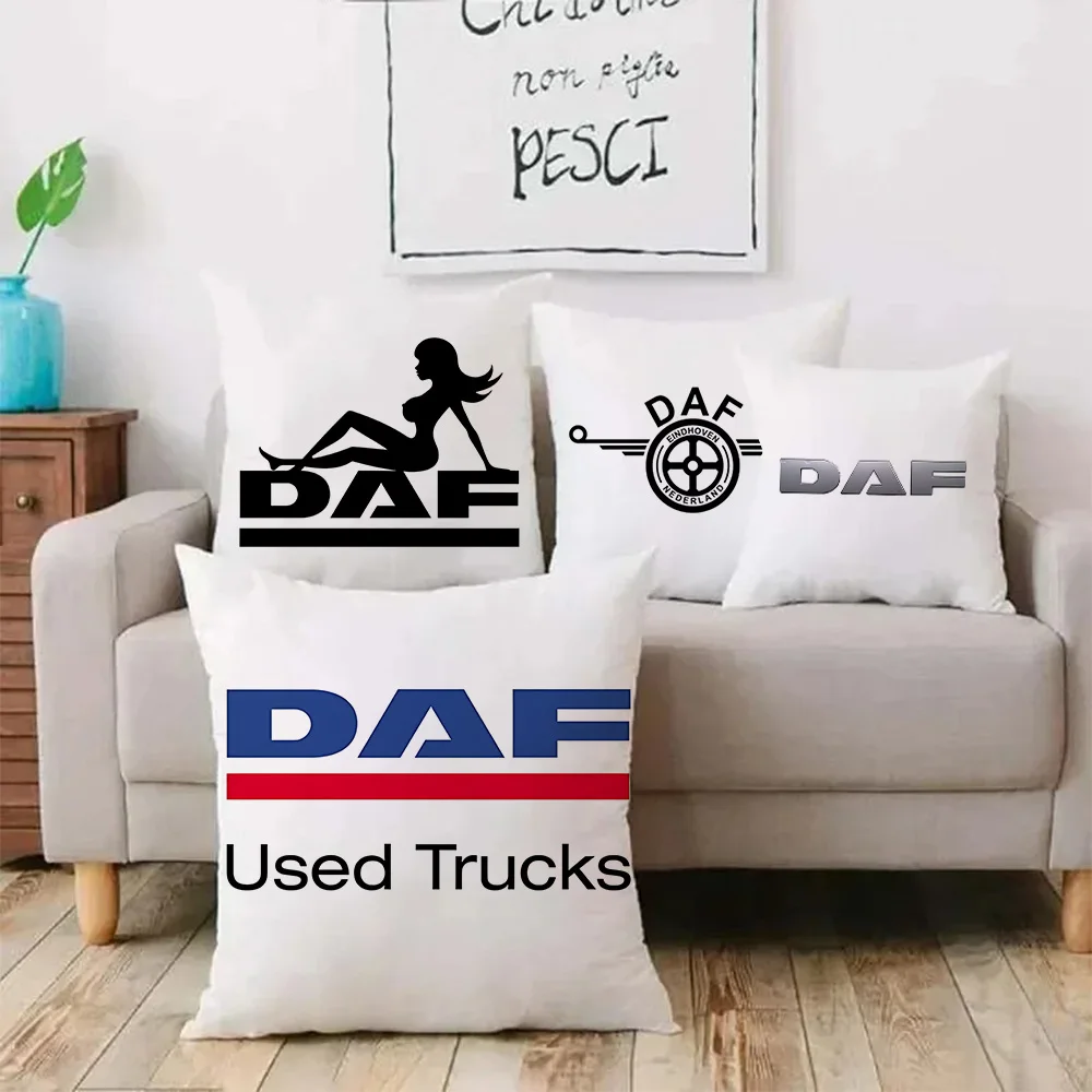 

Pillow Covers Cartoon Sofa D-DAF-F Decorative Home Double-sided Printing Short Plush Cute Cushion Cover Trucks