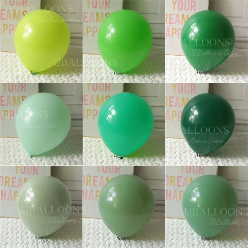 18 بوصة بالونات خضراء كبيرة 2/5/10 قطعة كبيرة ضوء حكيم لورين بالون أخضر لعيد ميلاد الزفاف استحمام الطفل حفلة عيد الميلاد ديكور
